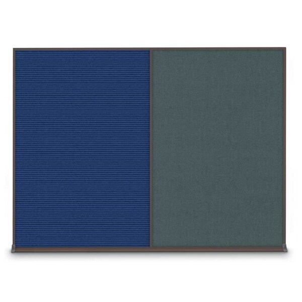 Double Door Radius Plus Corkboard, 60"X